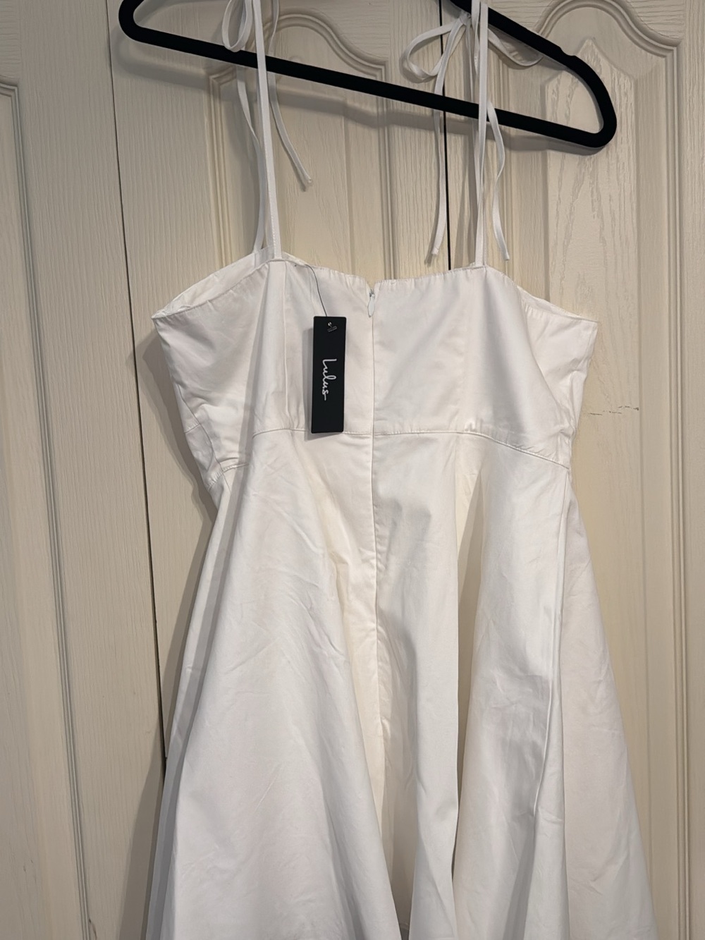 Lulus Size Large White Dress with Adjustable Straps, NWT, Never Worn - Picture 2 of 2